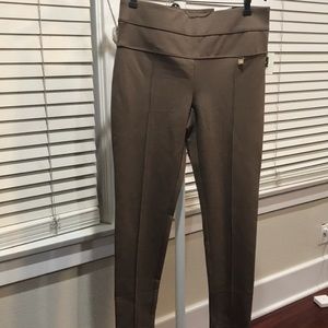 Anne Klein Women Skinny Leggings Pants Size L Tan color